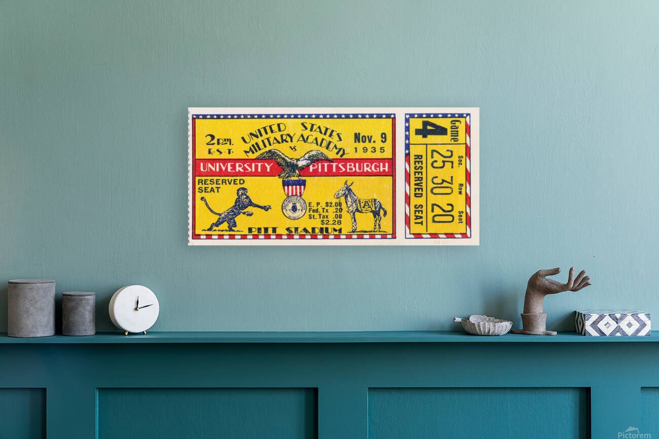 1935 Army Cadets at Pitt Panthers Reproduction