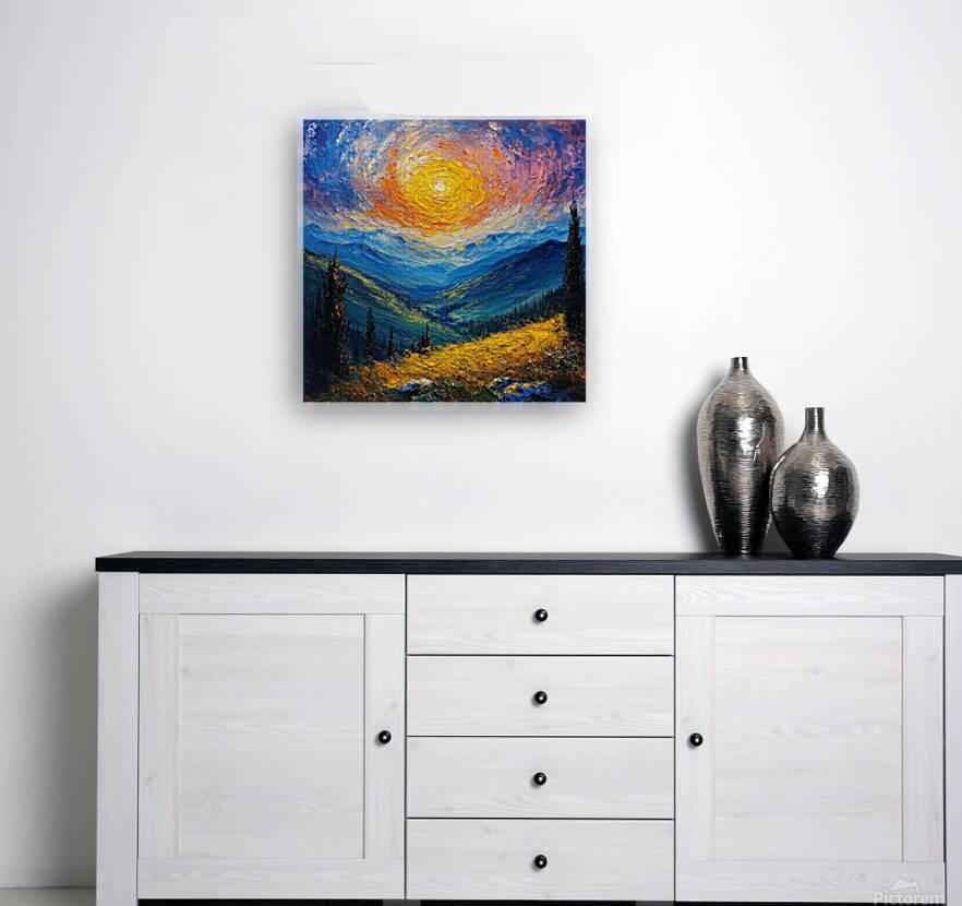 Radiant Horizons – Sunrise Symphony Over the Valleys Reproduction