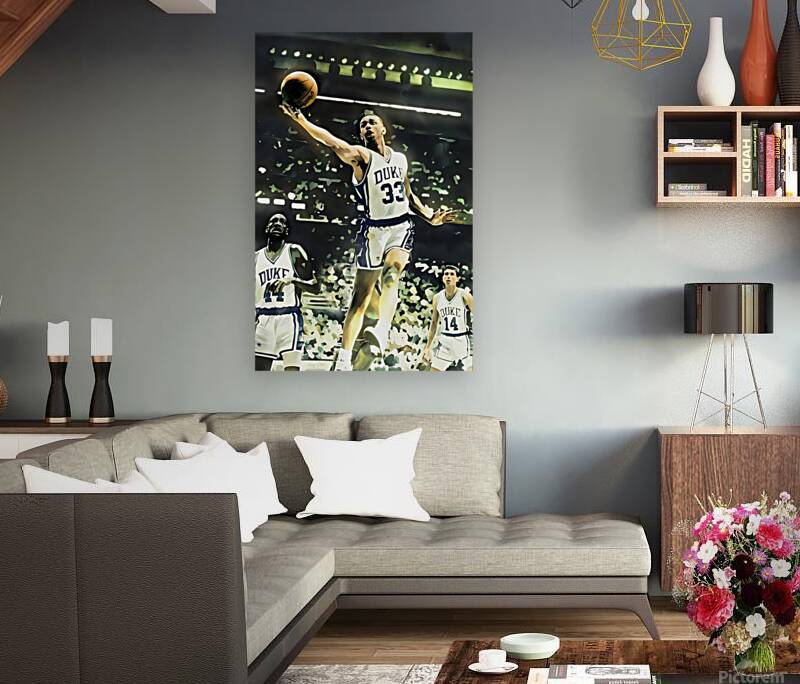 1988 Duke Blue Devils Basketball Art Reproduction