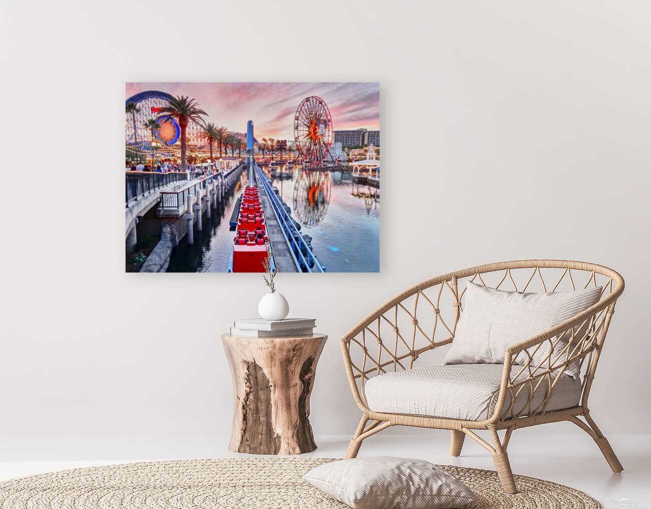 And Away We Go Sunset Reproduction