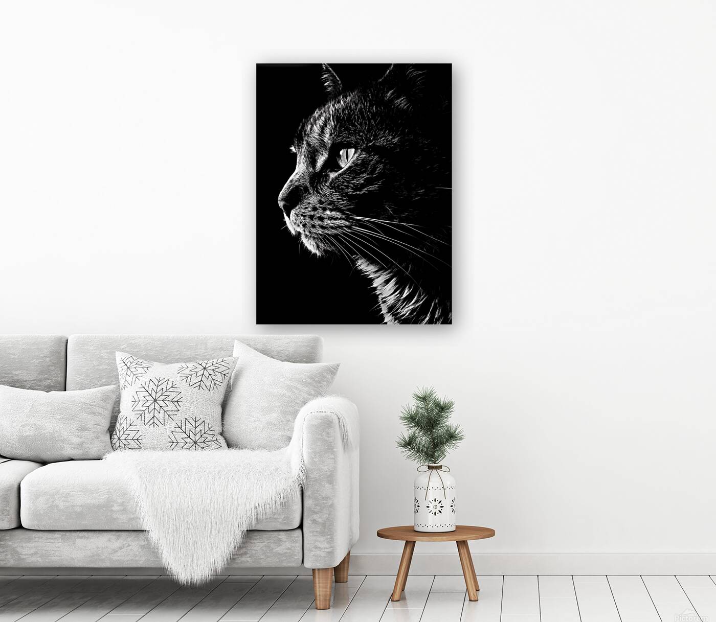 Monochrome Cat  Reproduction