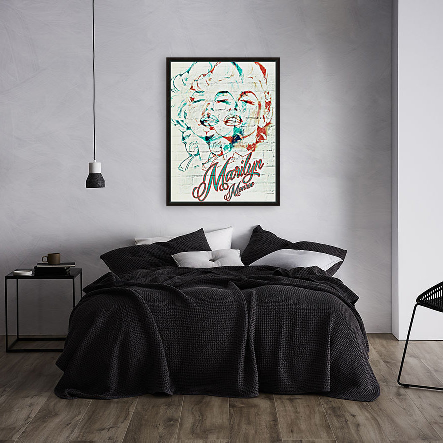 Marilyn Monroe Double Soul Ivan Venerucci Italian Style Canvas