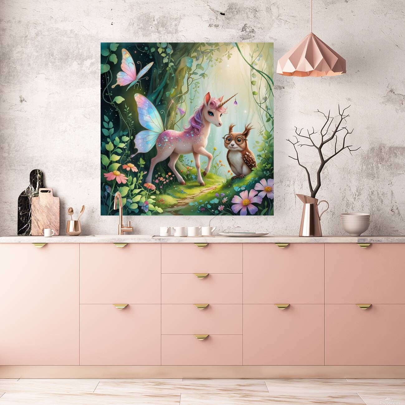 Unicorn Owl and Butterfly Reproduction