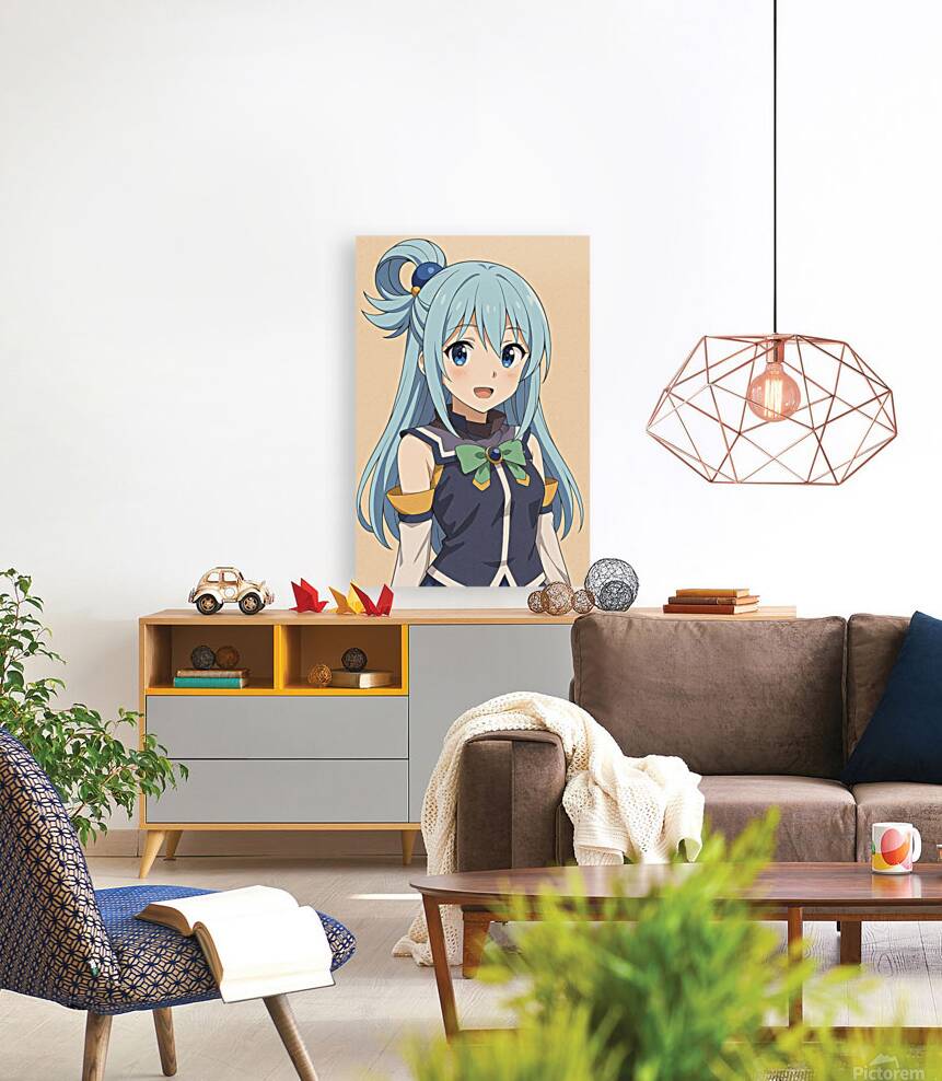 Blue Hair Girl Reproduction