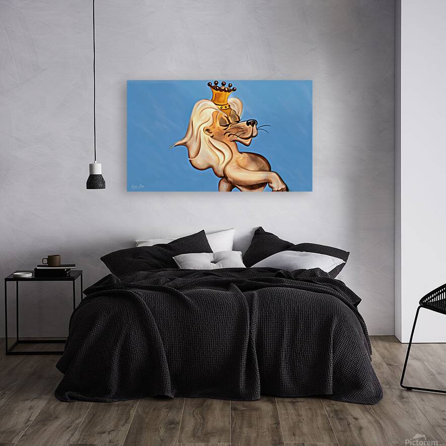 1950s Detroit Lion Champion Cartoon Reproduction