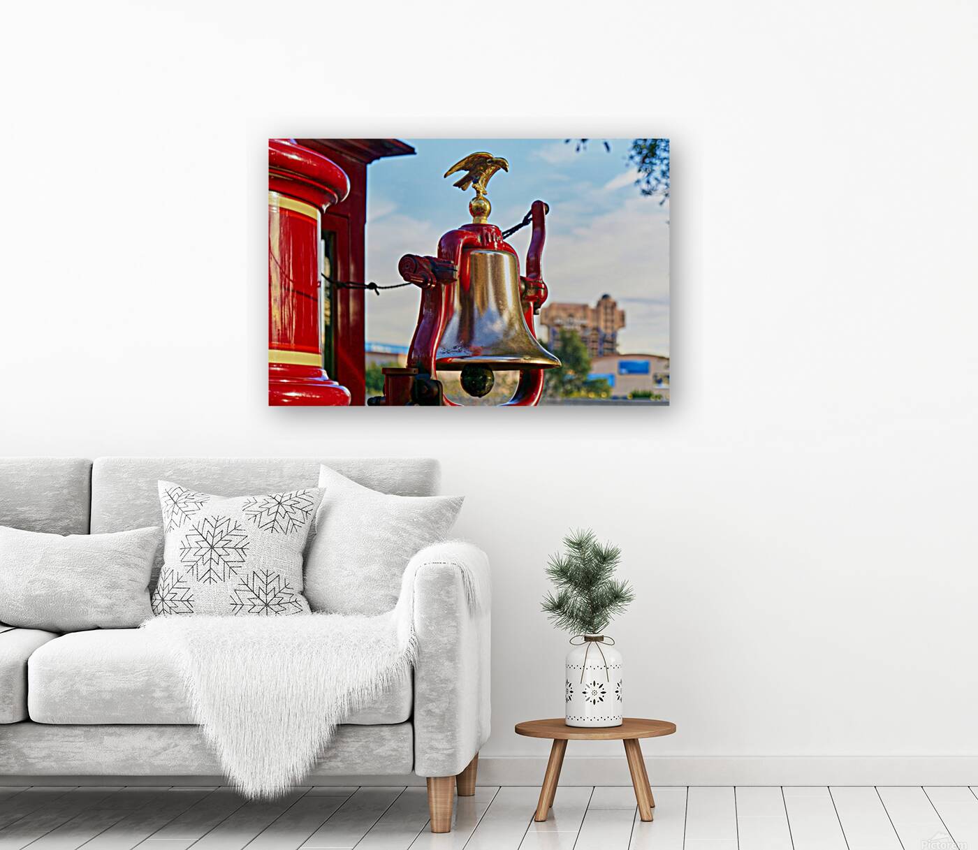 Steam Engine Bell in Theme Park Reproduction