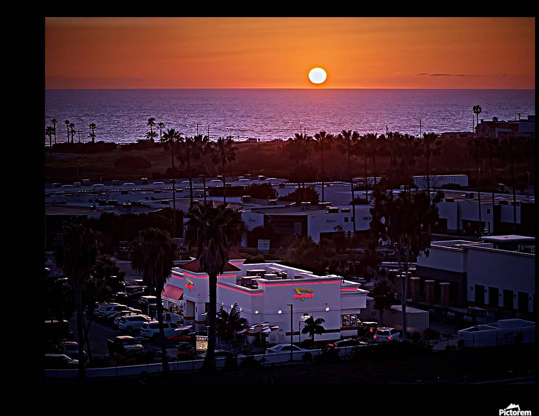Burgers At Sunset Reproduction