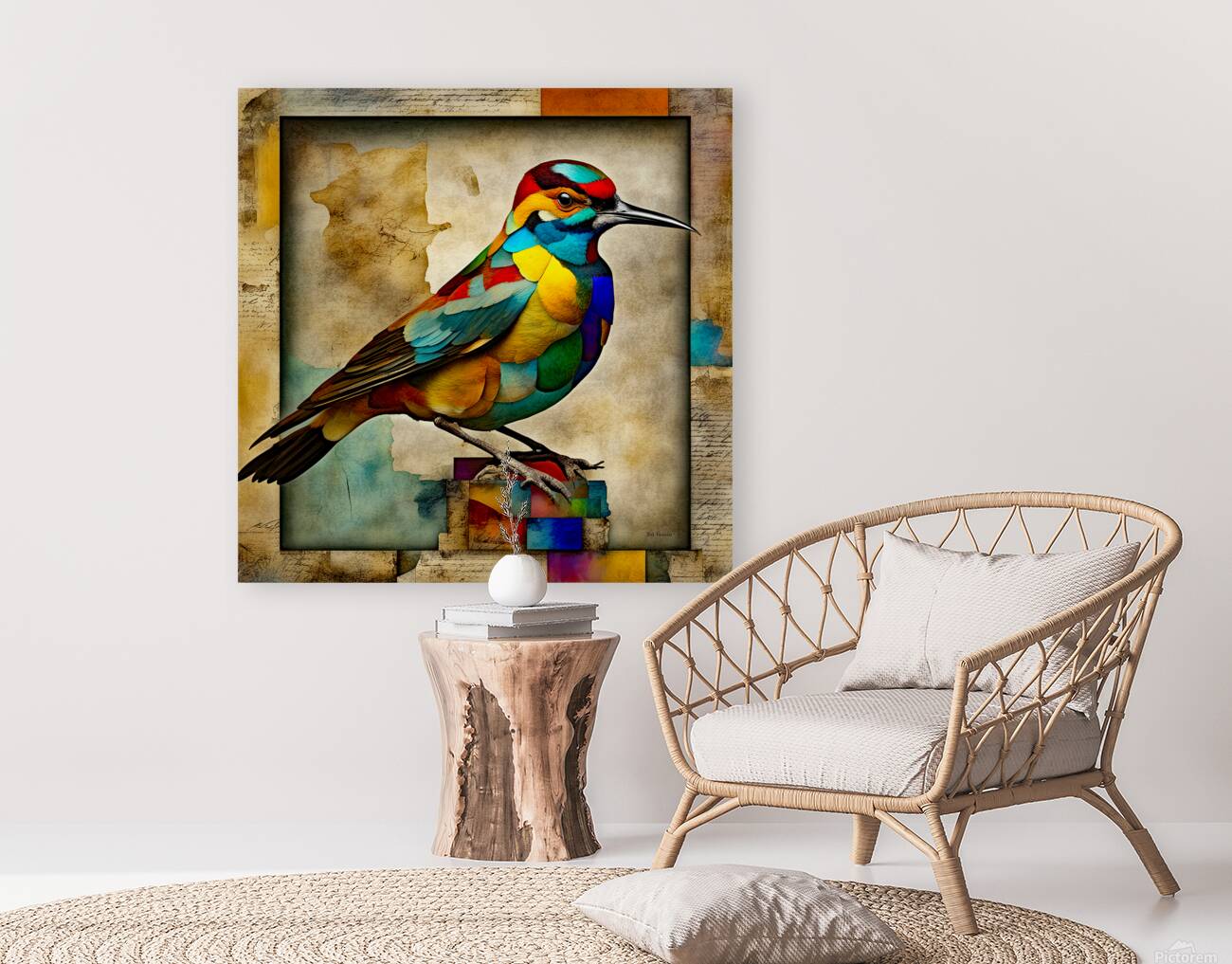 BIRD OF MANY COLORS 3D Reproduction