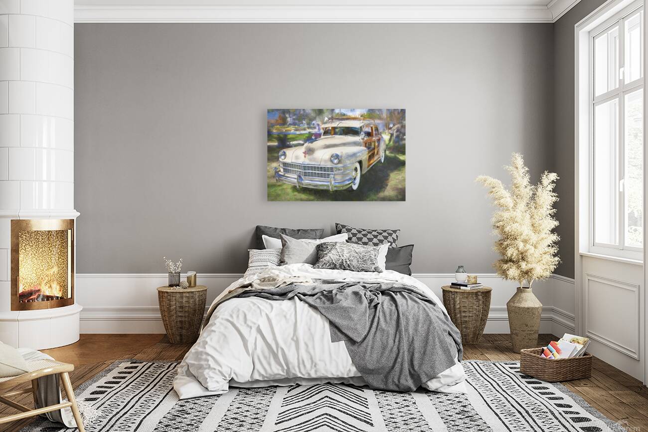 1947 Tan Chrysler Town And Country Sedan 4 Door X1 5 Reproduction