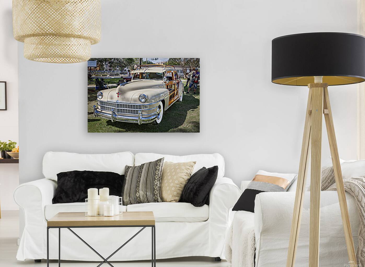 1947 Tan Chrysler Town And Country Sedan 4 Door X1 7 Reproduction