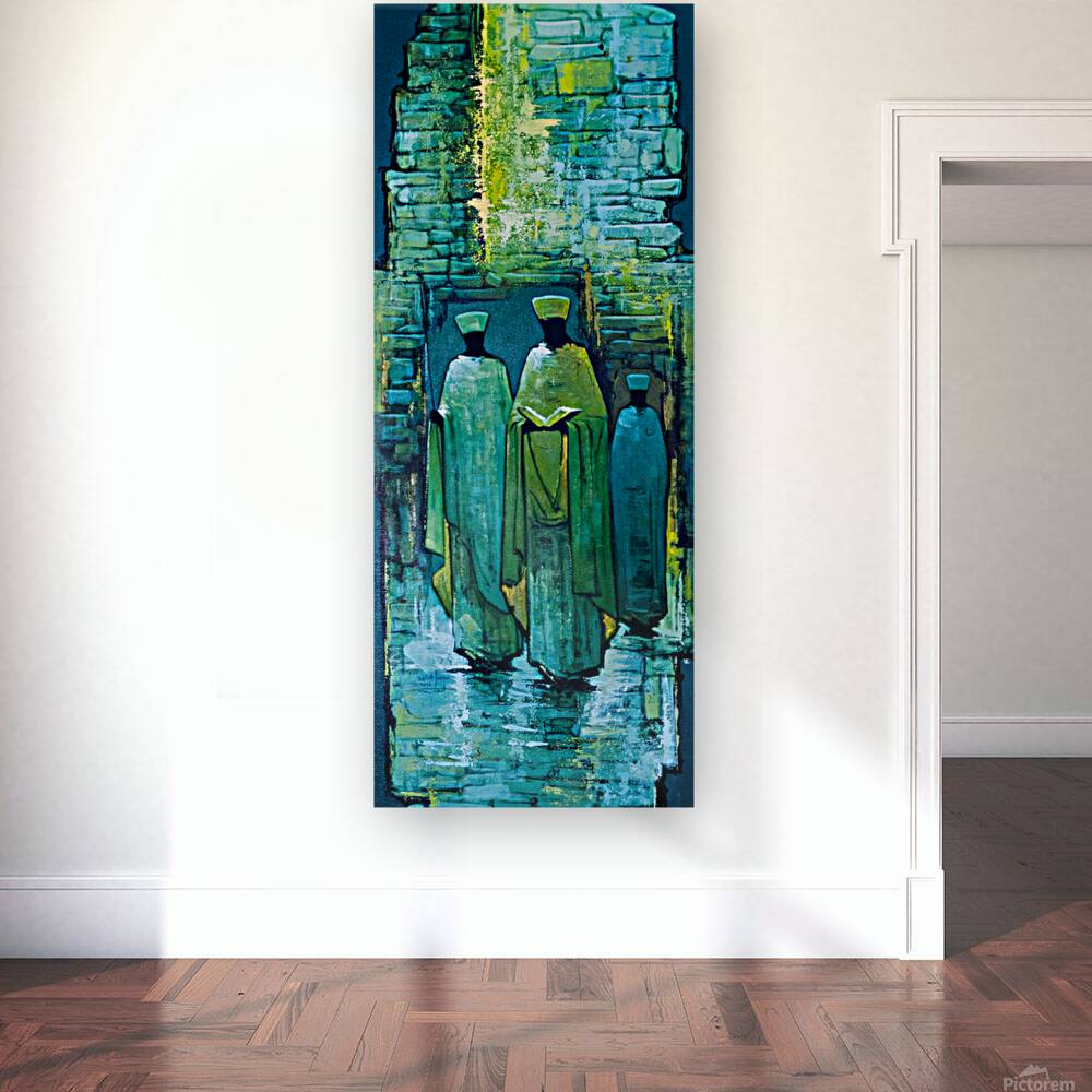 3 priest blue Reproduction