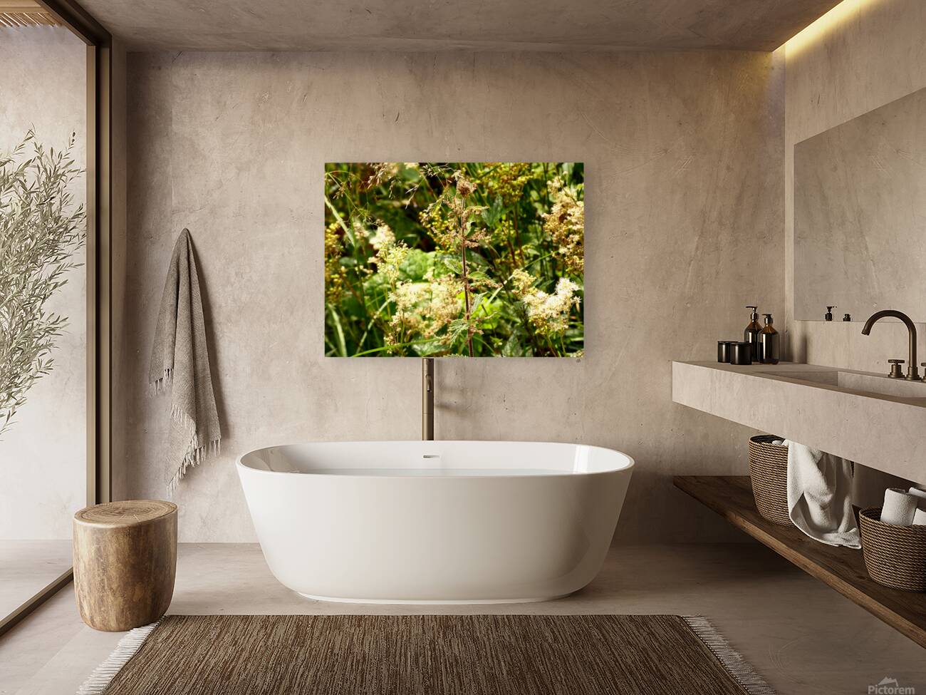 Wild Flowers Delight in the Scottish Highlands Reproduction