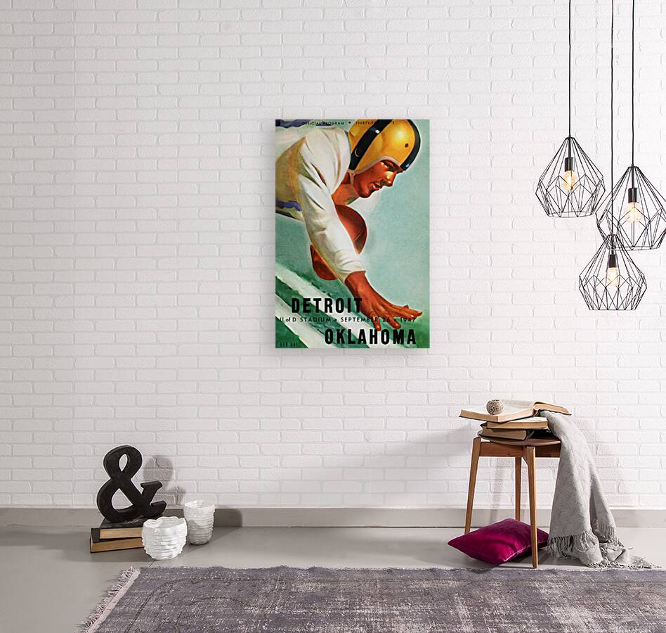 1947 Oklahoma Sooners at Detroit Titans Reproduction