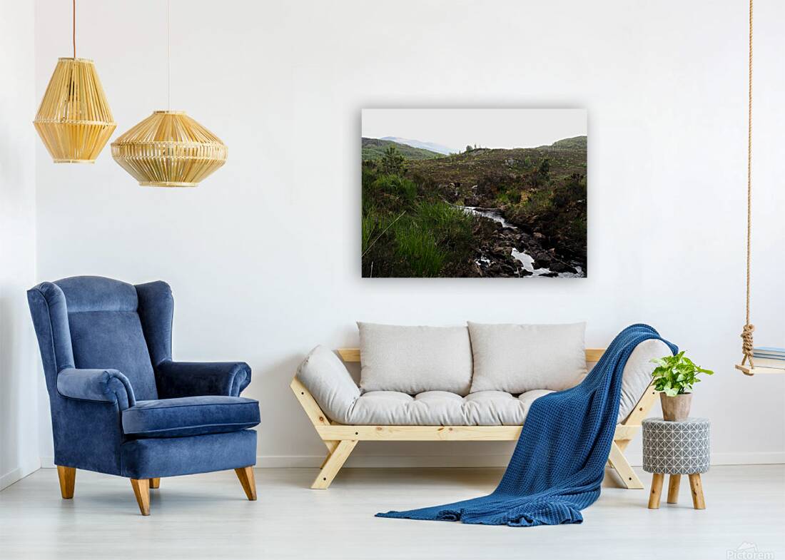  Scottish Highlands Landscape Stream                                                                                                                     Reproduction