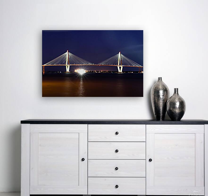 Charleston Bridge in Evening Reproduction