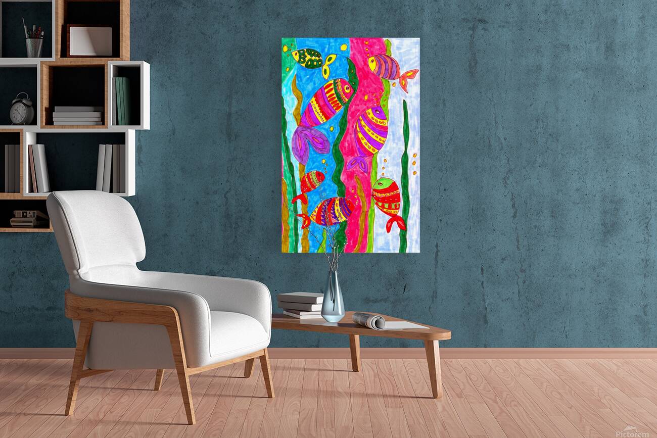 Abstract Fish The Original Reproduction