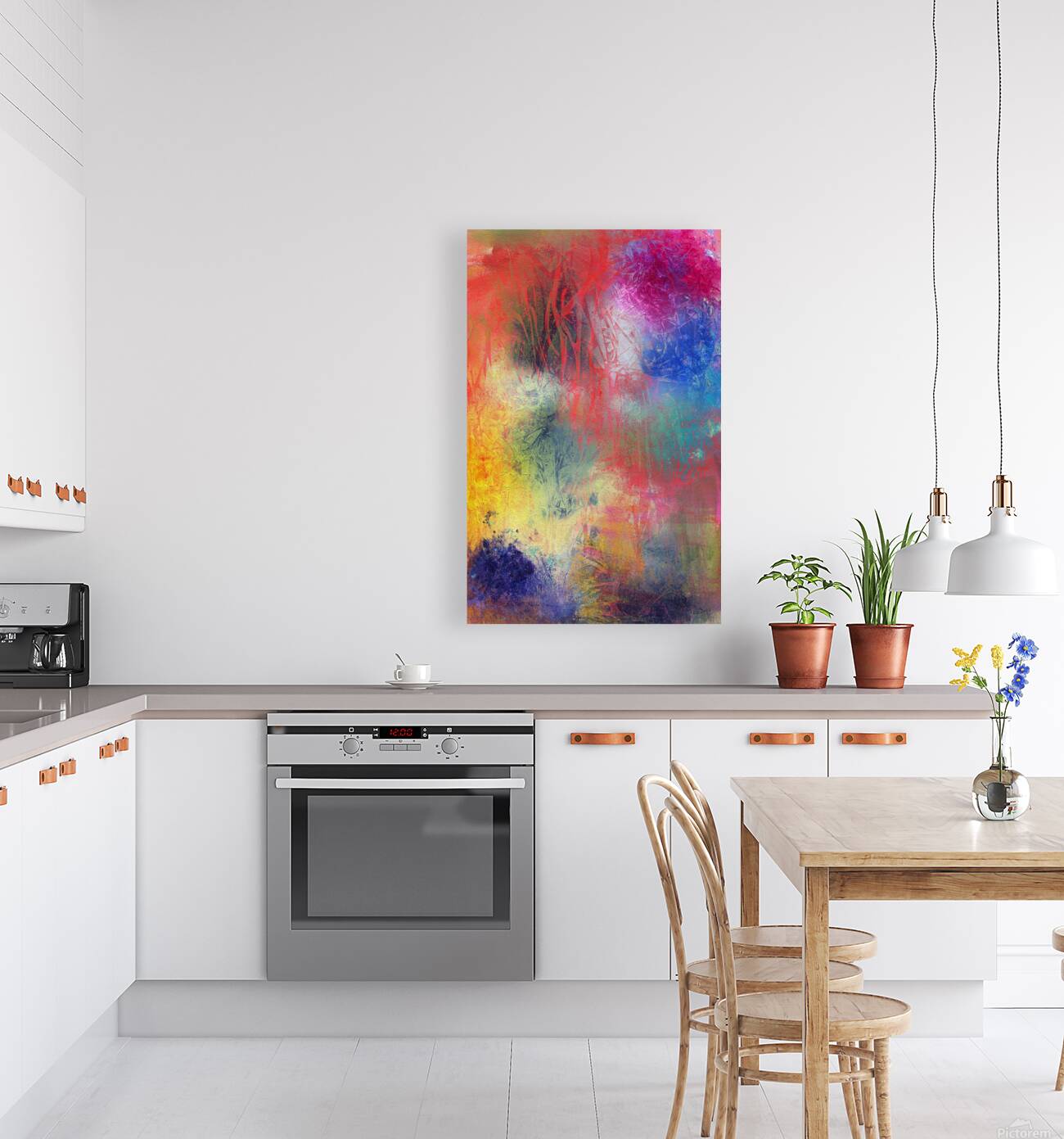 Mystical forest acrylic painting Reproduction