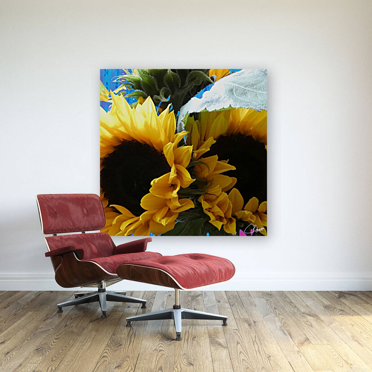 Vibrant Summer Sunflowers Reproduction