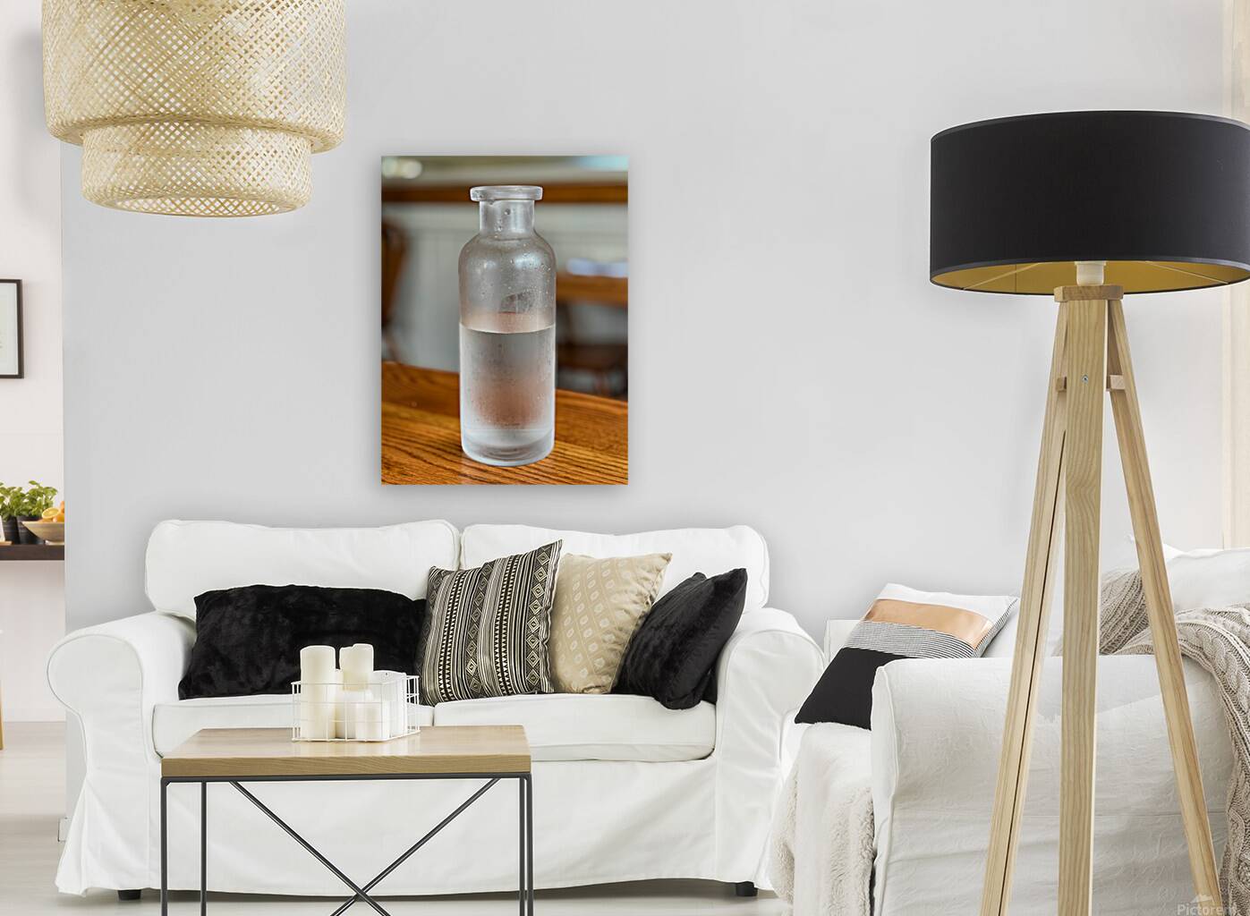 Frosted Glass Decanter Reproduction