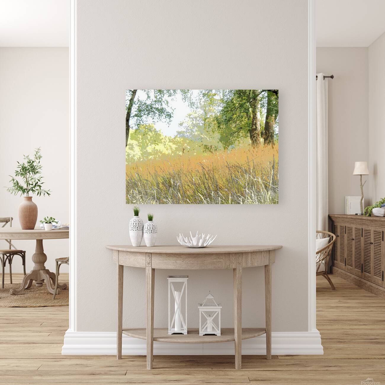 Summers Delight in the Scottish Highlands                                                                                                                      Reproduction