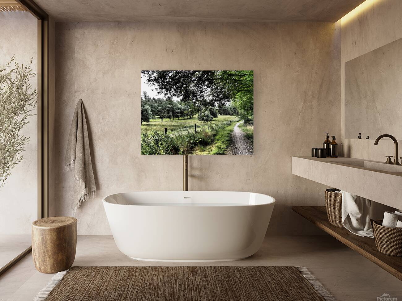 Summer Path in the Scottish Highlands                                                                                                                      Reproduction