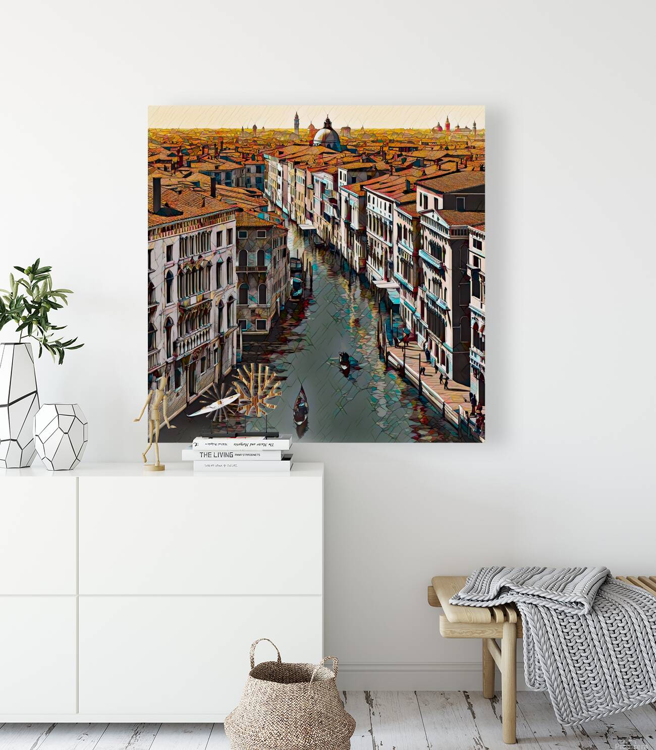 VENICE ROOFTOPS Reproduction