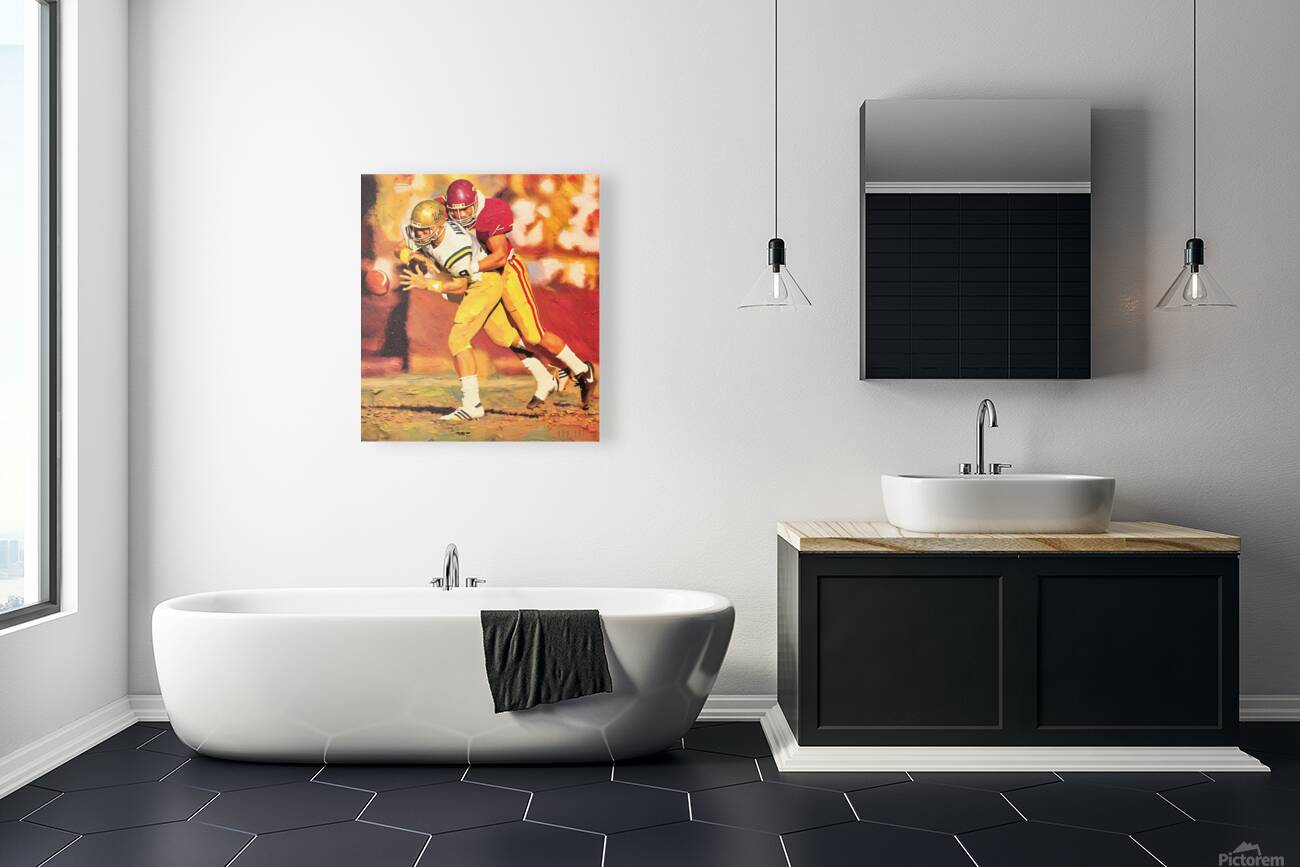 1987 USC Trojans Football Defense Art Reproduction