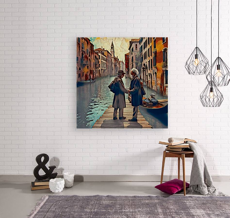 TIL WE MEET AGAIN......VELVET ABSTRACT Reproduction