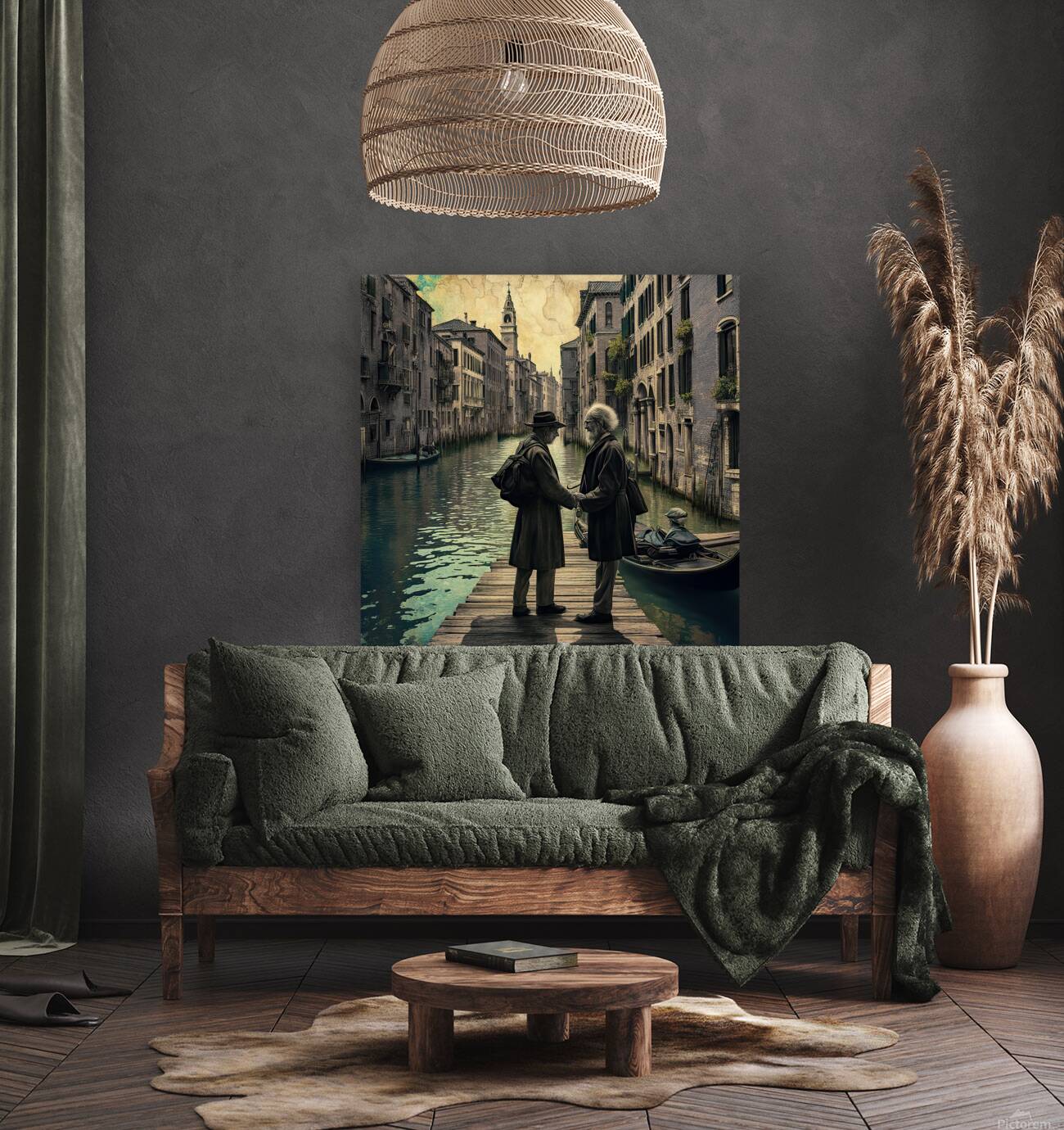 TIL WE MEET AGAIN.....SELECTIVE COLORING Reproduction