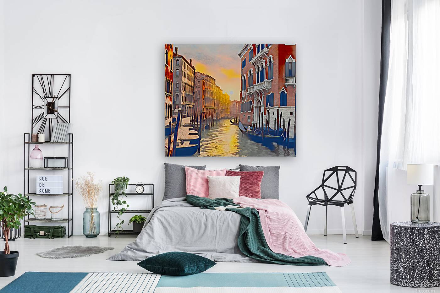 COLORS OF VENICE......VELVET ABSTRACT Reproduction