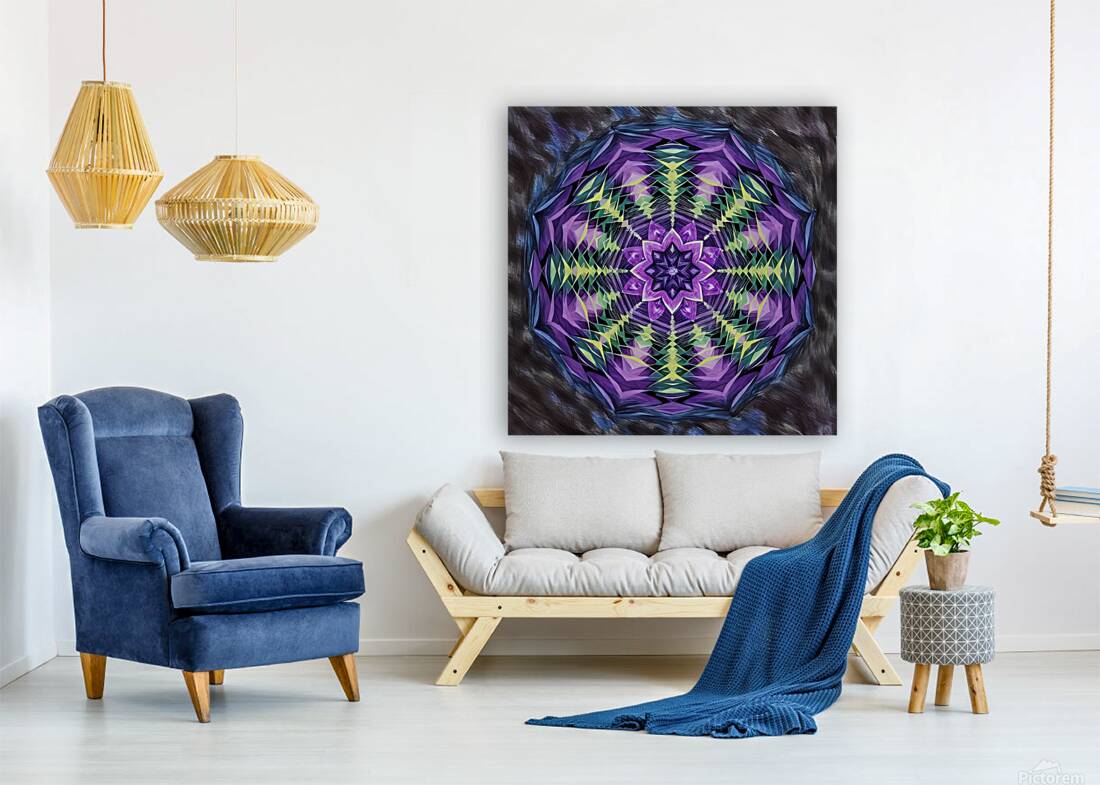 ArtXcl 1007 mandala radiating Reproduction