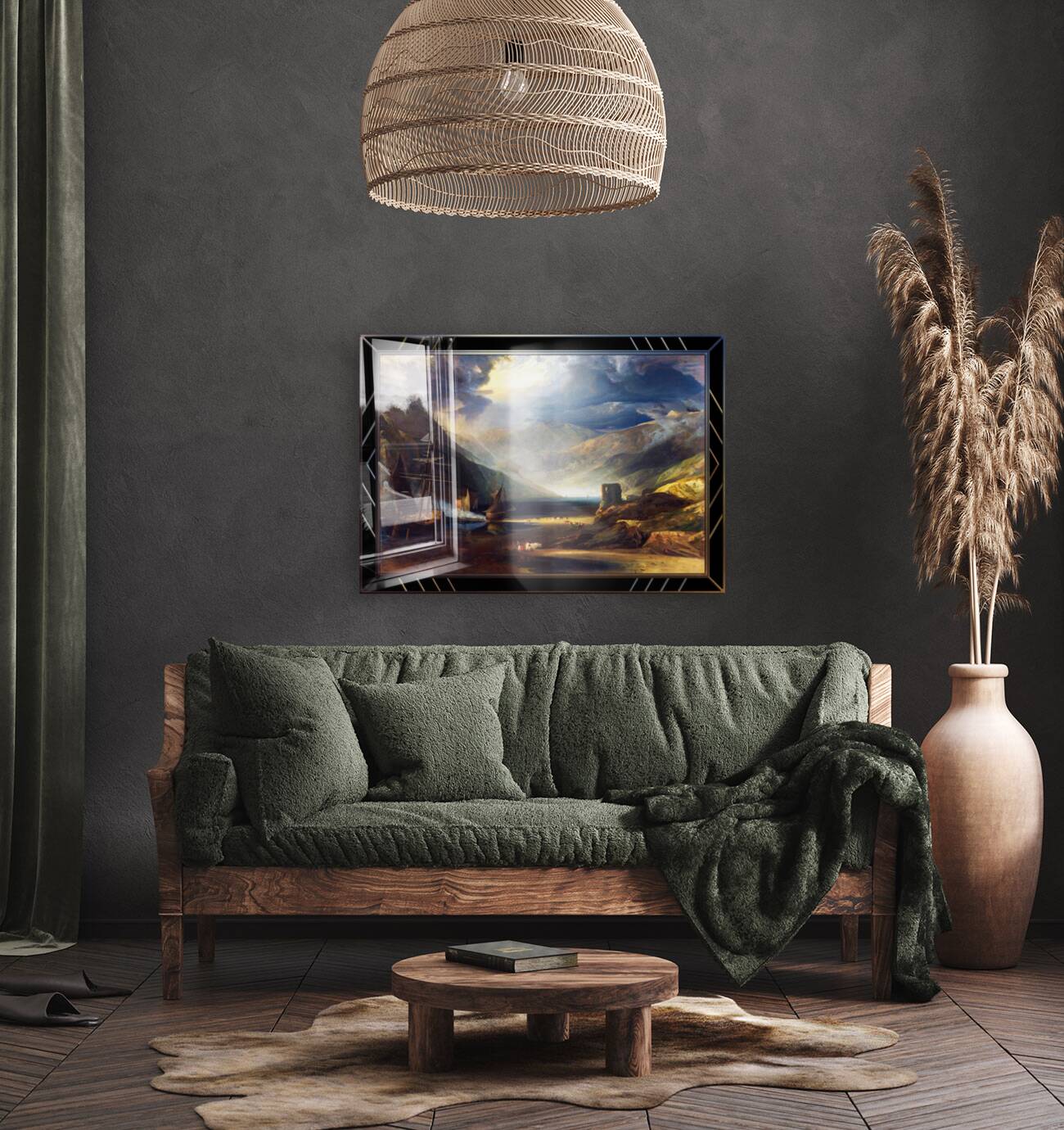 A Scene on the Coast Merionethshire by Anthony Vandyke Copley Fielding Reproduction