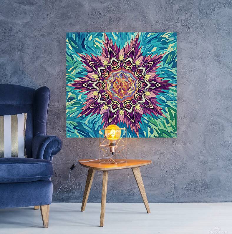 ArtXcl 1010 flower mandala abstract Reproduction