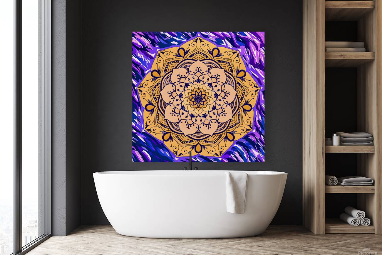ArtXcl 1017 mandala gold Reproduction