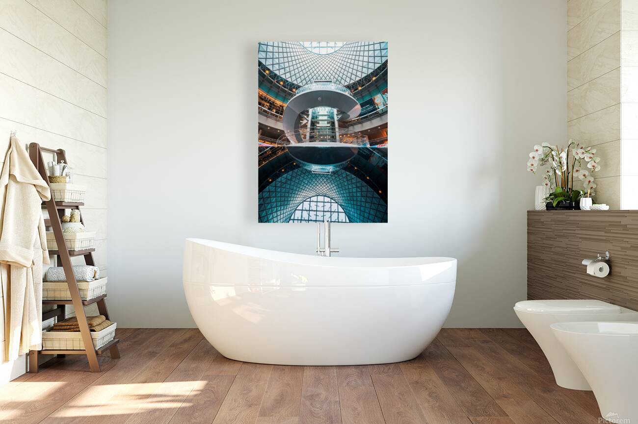 Reflection Building NYC 1 Reproduction