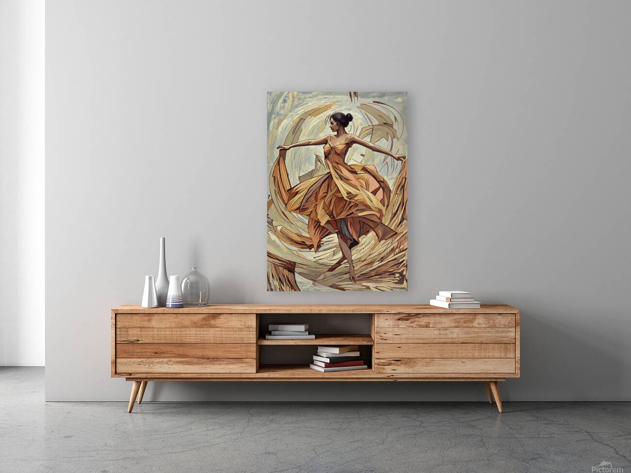 ArtXcl 044 female dancer in Fashion Illustration Reproduction