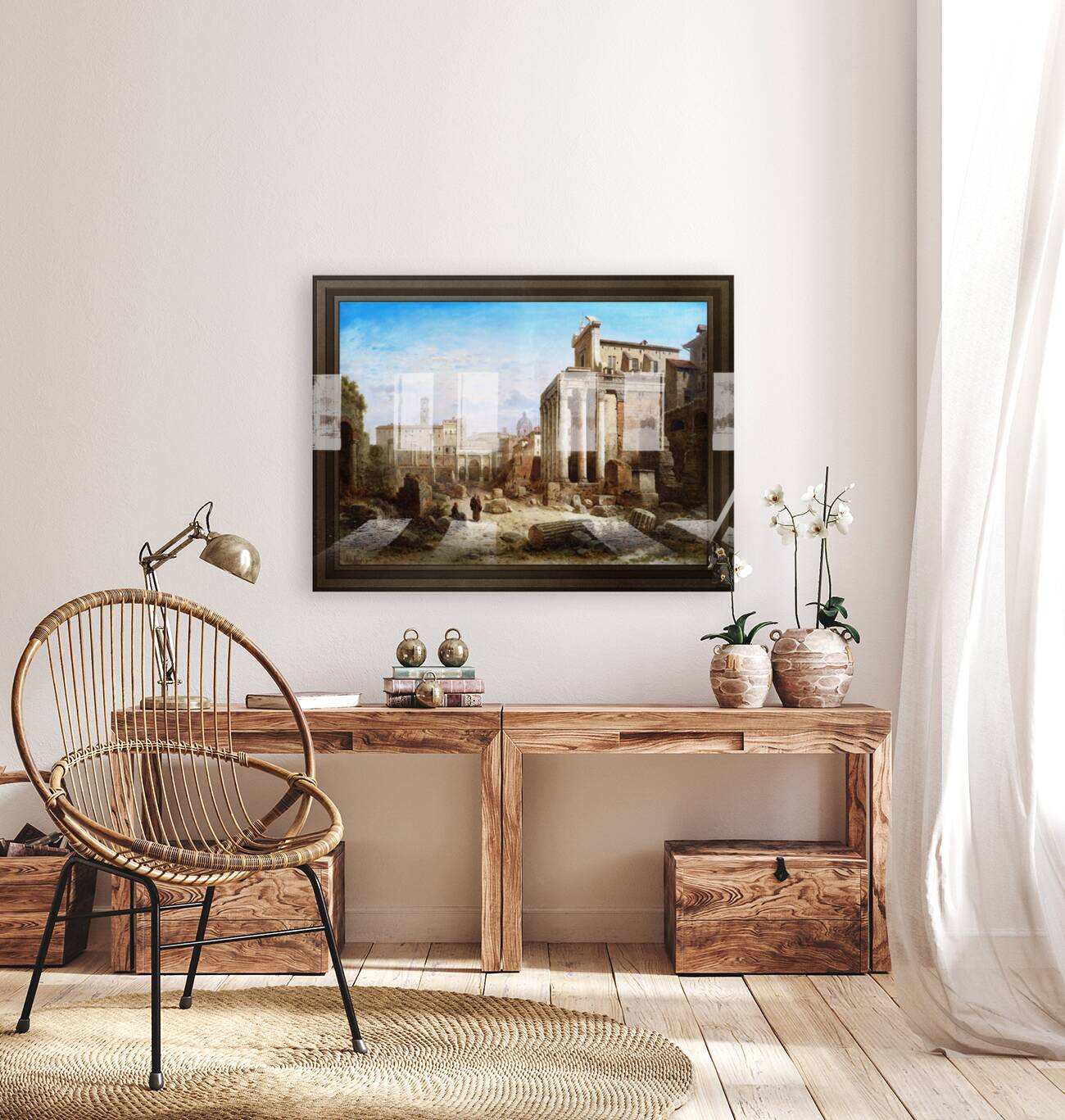 Forum Romanum by Albert Rieger Reproduction