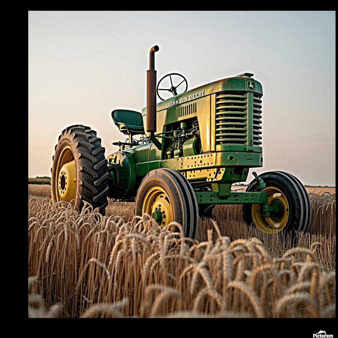 a photograph of a colossal vintage john  k0 IBXL4 Reproduction