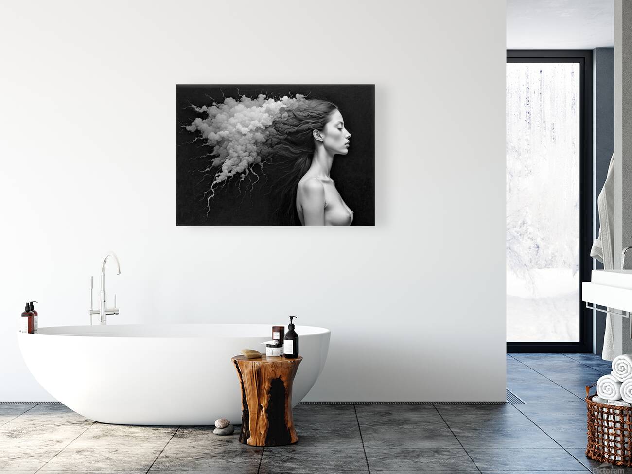 Wild Hair BW Reproduction