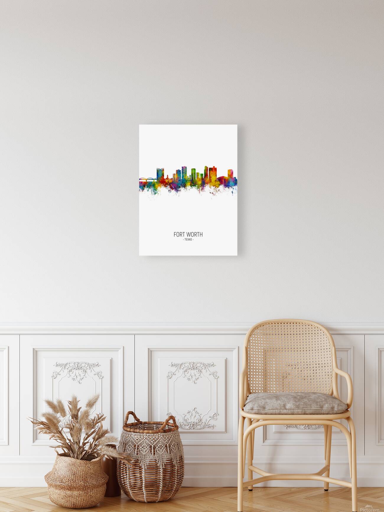 Fort Worth Texas Skyline Reproduction