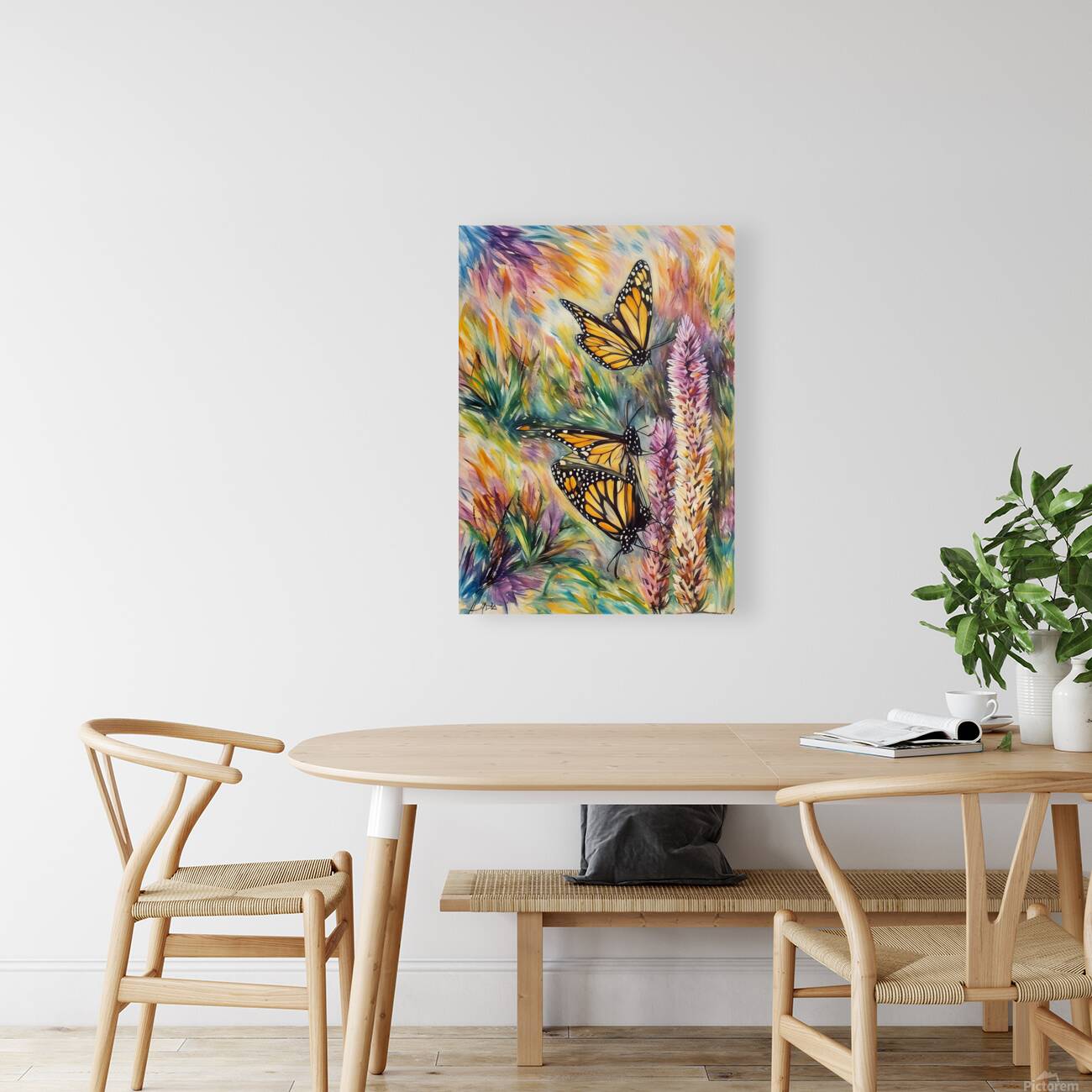 Arte 031 Butterflies monarch photo Reproduction