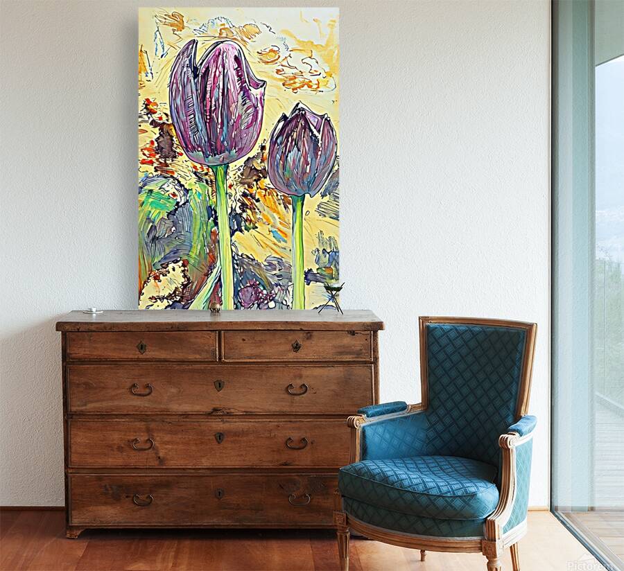 Arte 008 painted tulips Reproduction