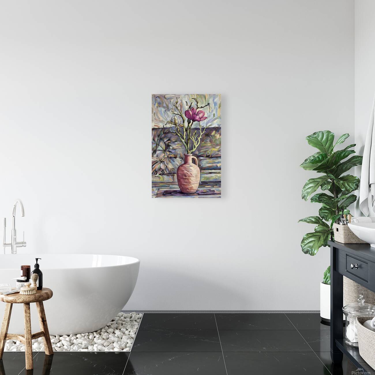 Arte 050 vase flower from photo Reproduction