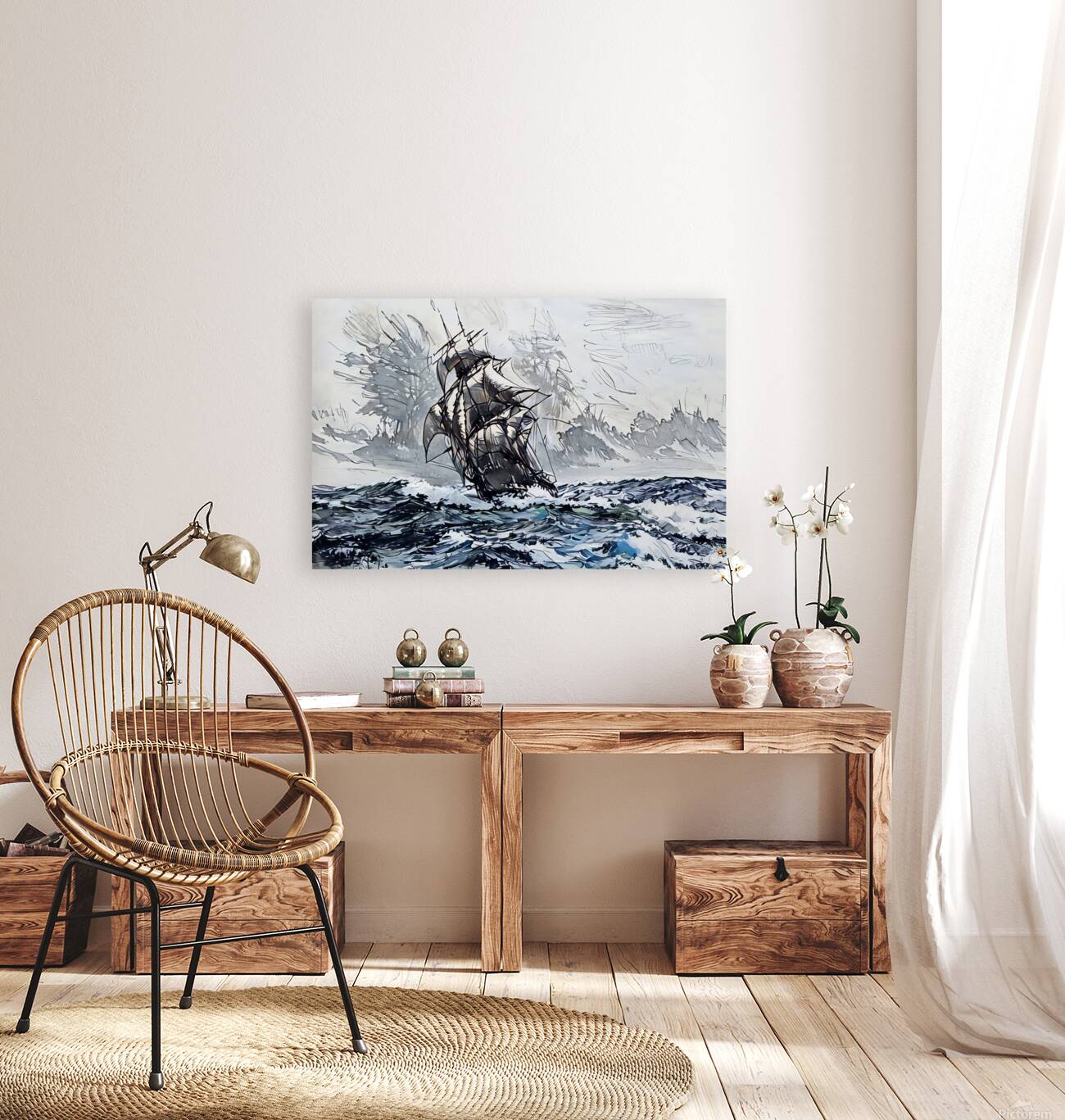 Arte 019 The Marco Polo painting Reproduction