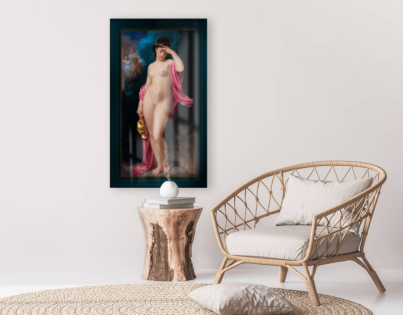 Hebe After The Fall by Hugues Merle Remastered Xzendor7 Classical Fine Art Old Masters Reproductions Reproduction