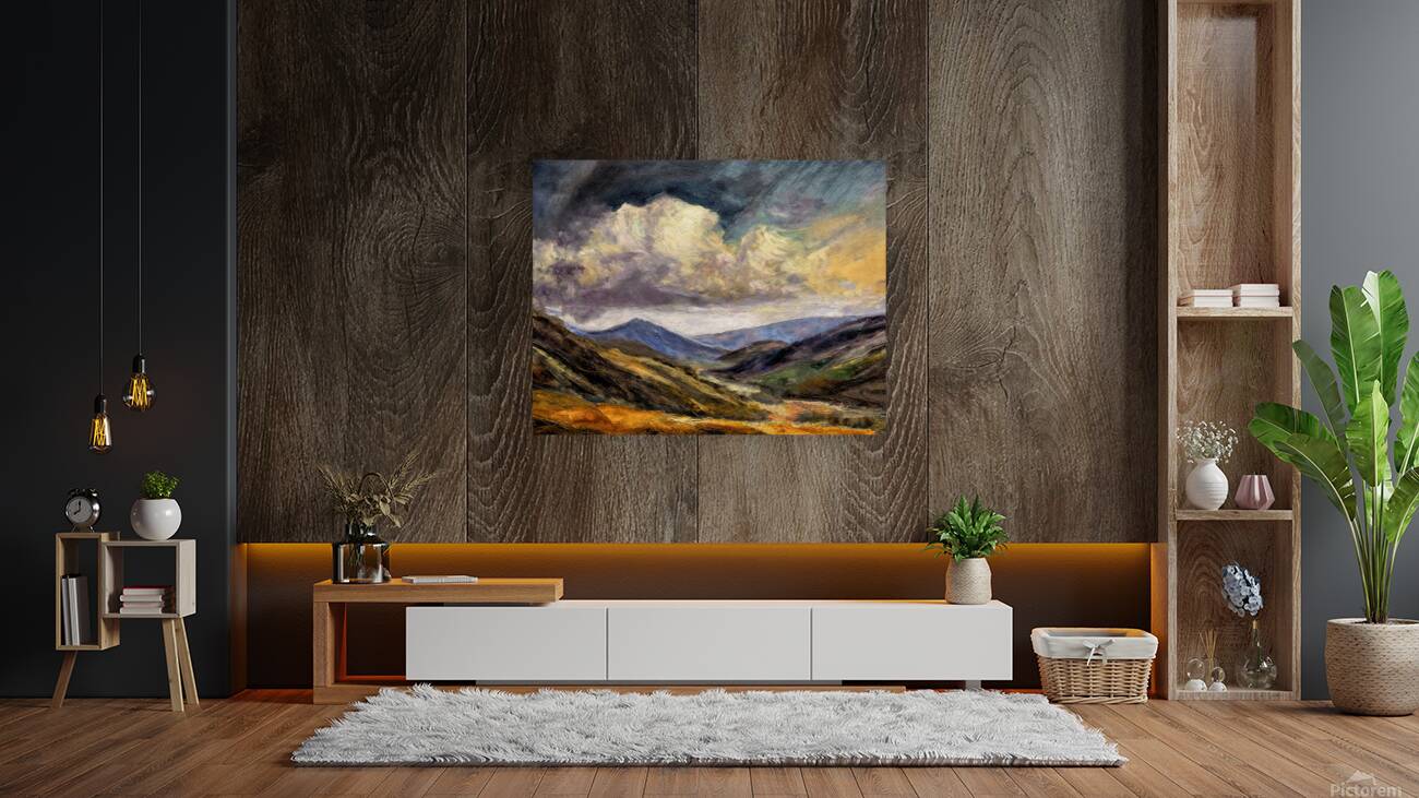 The Mourne Mountains in Ireland Reproduction