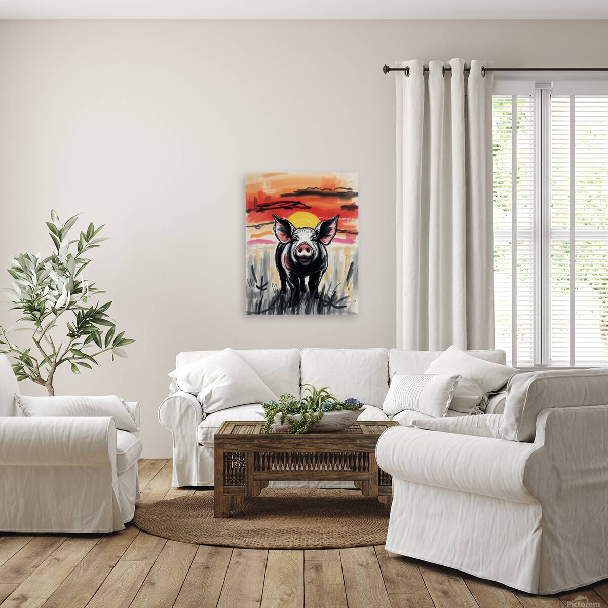 Sunset Pig Oct 29 2025 at 10 26 33 PM Reproduction