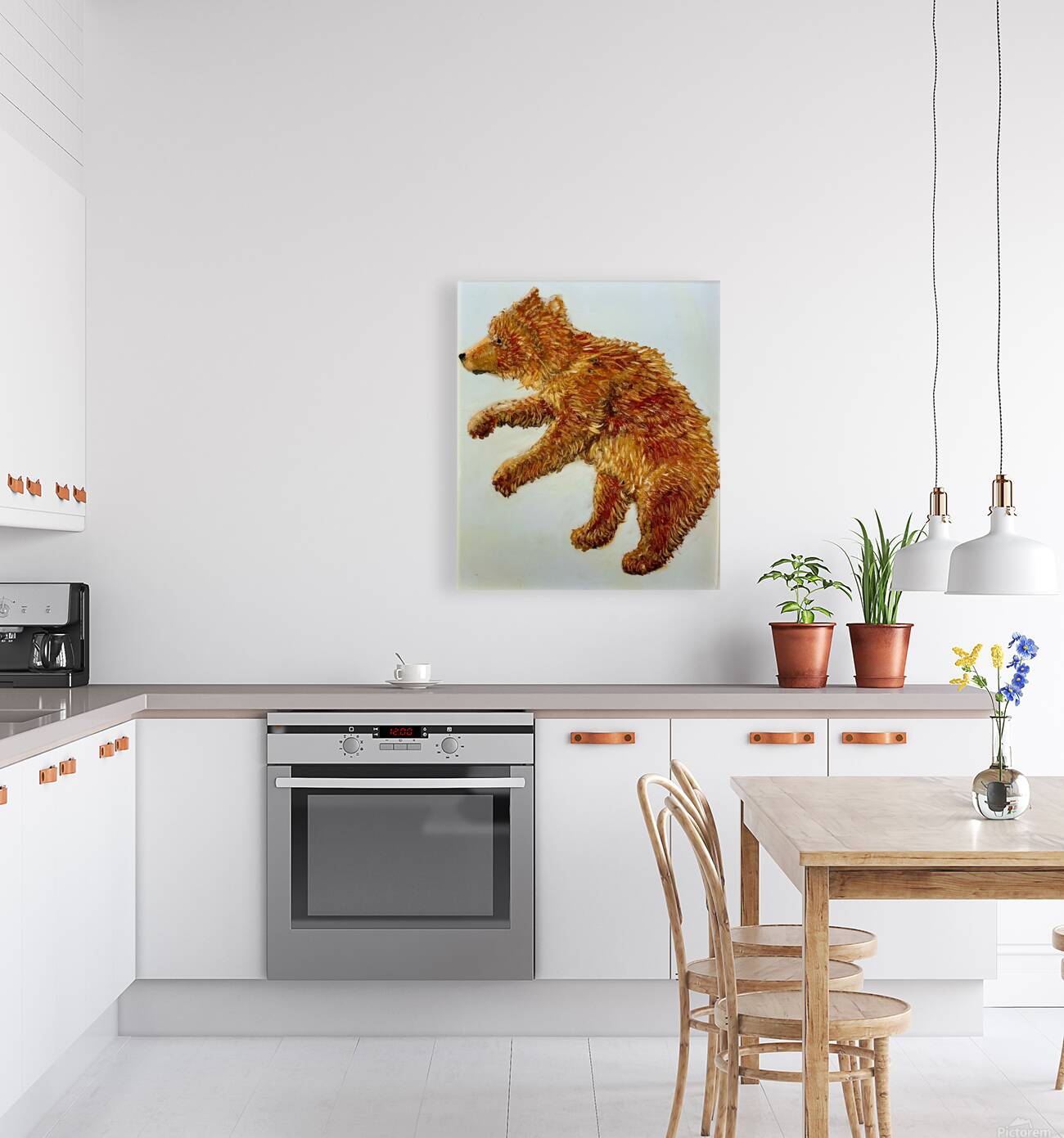 IMG 0133 grizzly cub on ice pond Reproduction