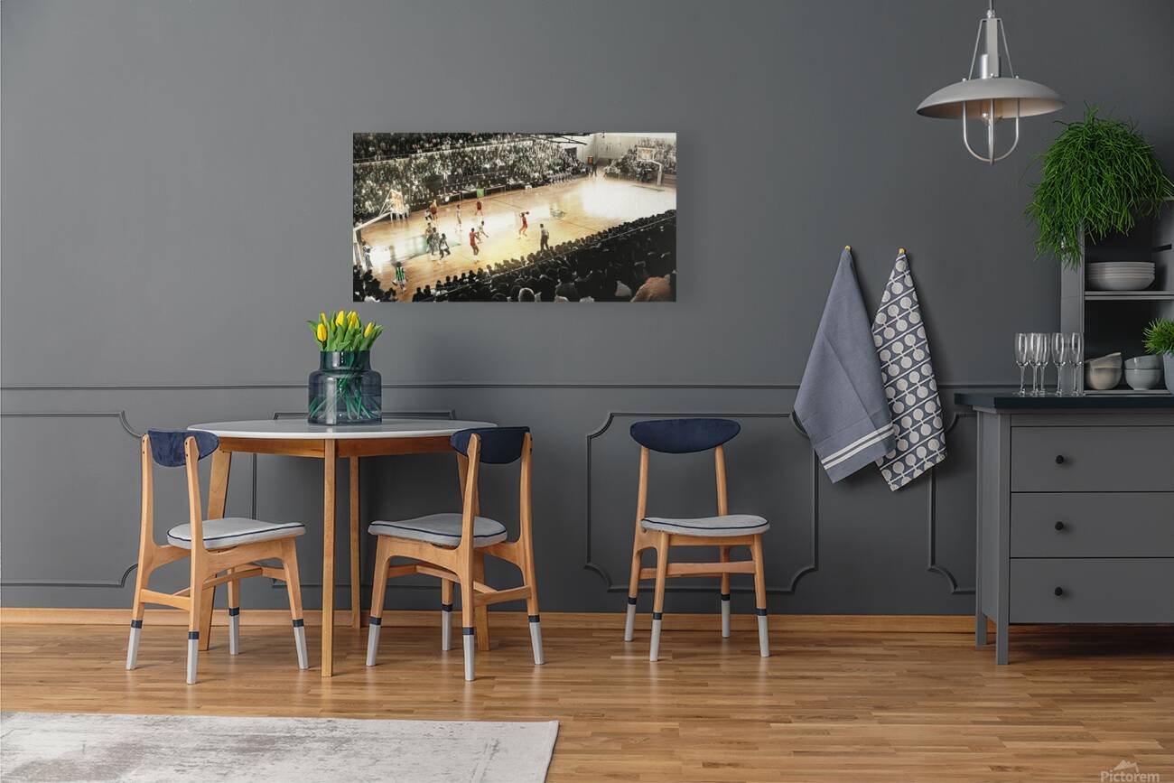 Vintage North Texas Eagles Basketball Art Reproduction