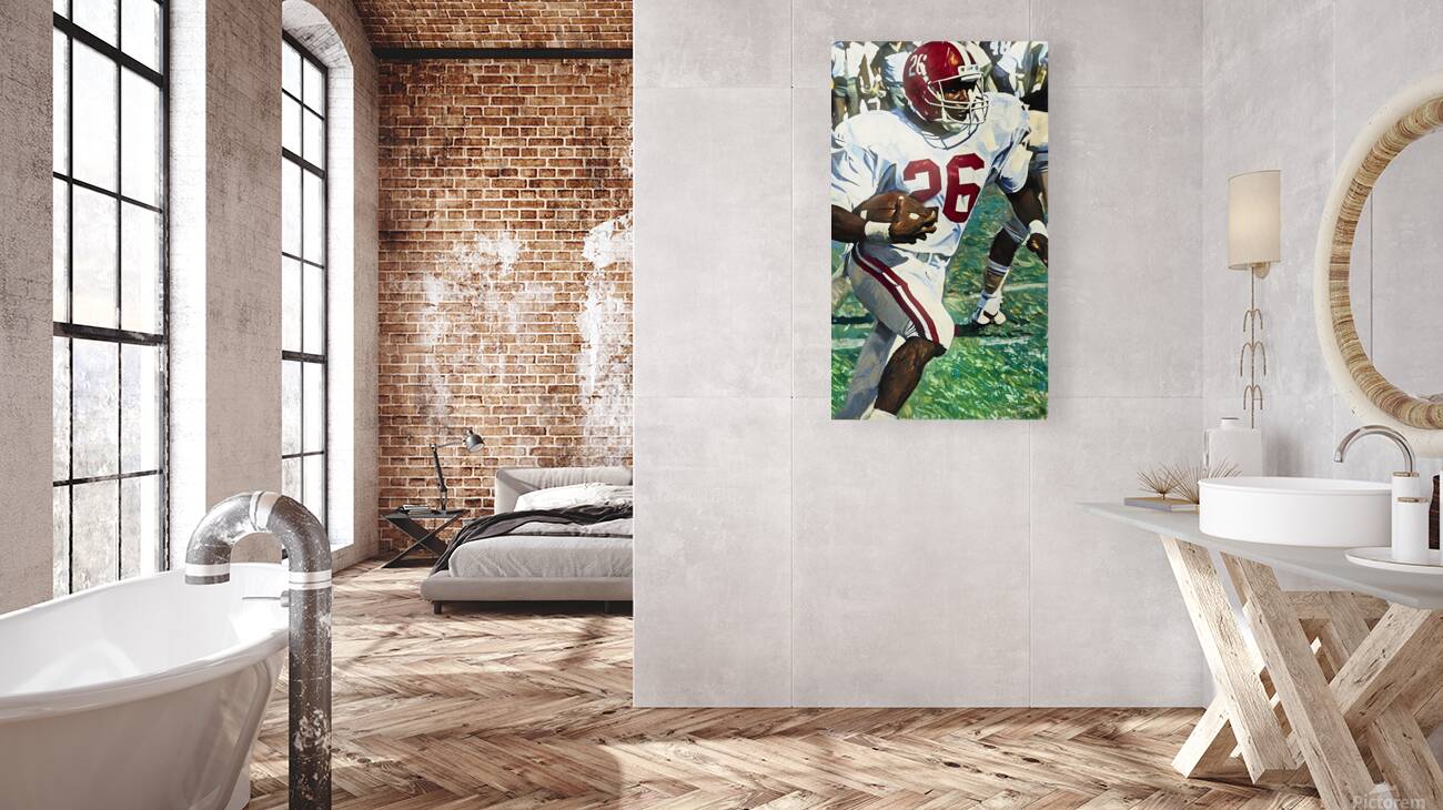 1986 Alabama Football Art Reproduction